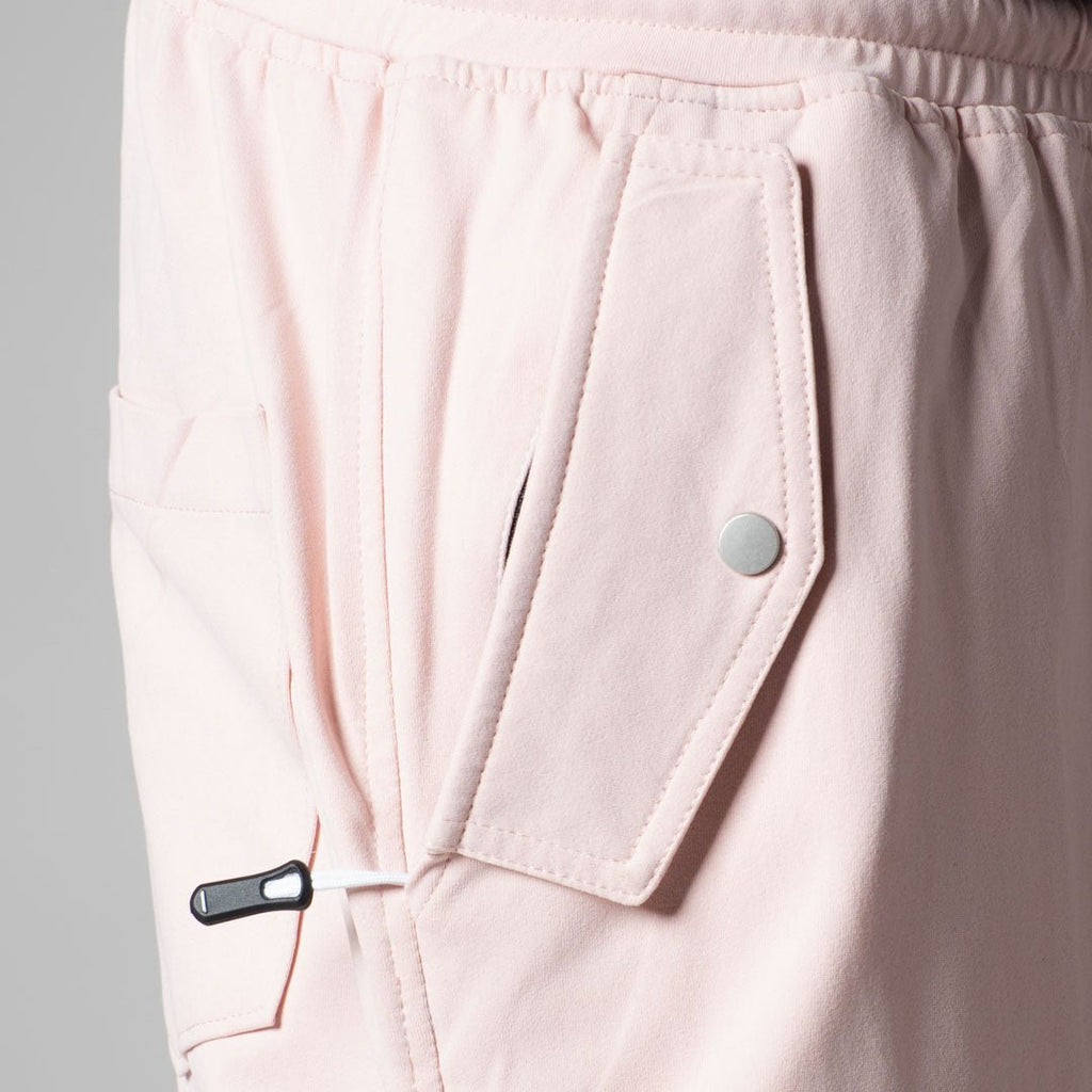 PINK SIDE POCKET CARGO SWEATPANTS - Hophead
