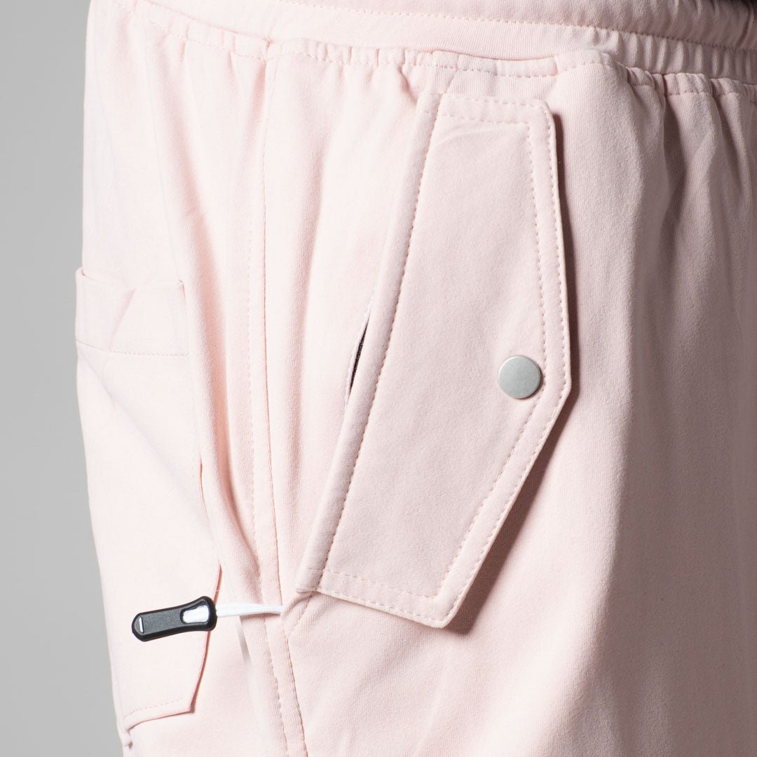 PINK SIDE POCKET CARGO SWEATPANTS - Hophead