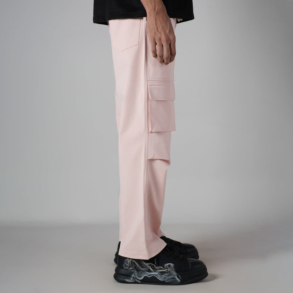 PINK TWO FRONT POCKET CARGO SWEATPANT - Hophead