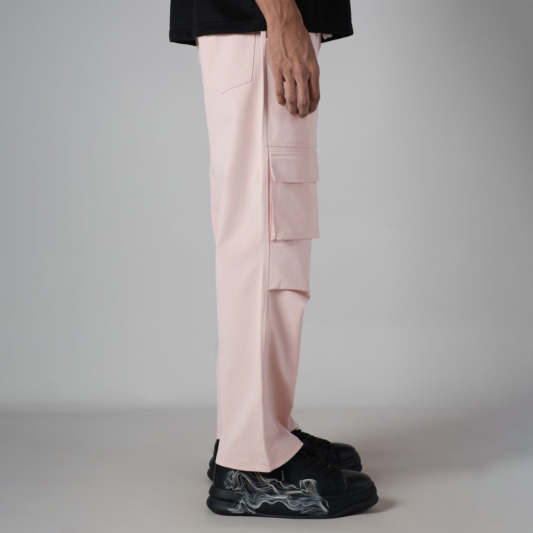 PINK TWO FRONT POCKET CARGO SWEATPANT - Hophead