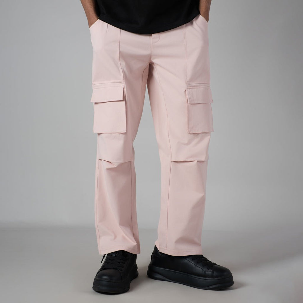 PINK TWO FRONT POCKET CARGO SWEATPANT - Hophead