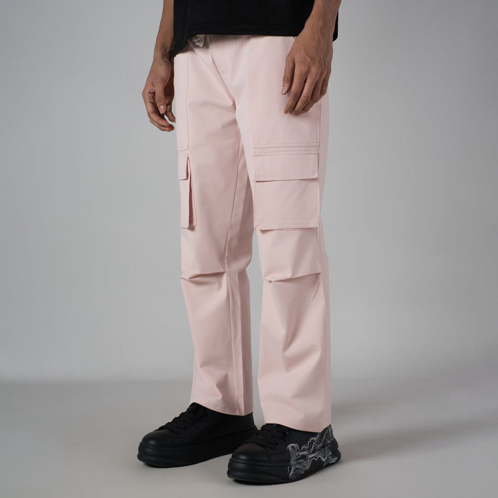 PINK TWO FRONT POCKET CARGO SWEATPANT - Hophead