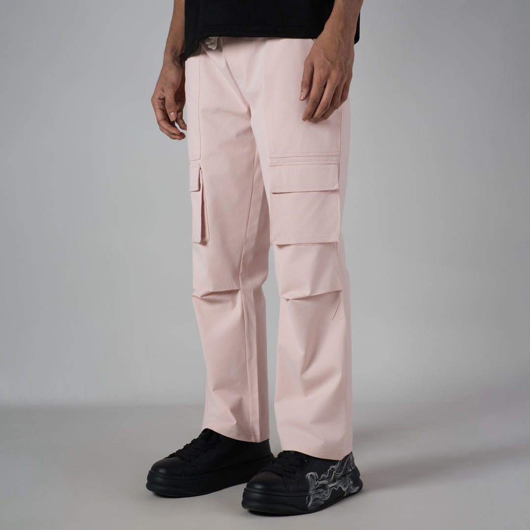 PINK TWO FRONT POCKET CARGO SWEATPANT - Hophead