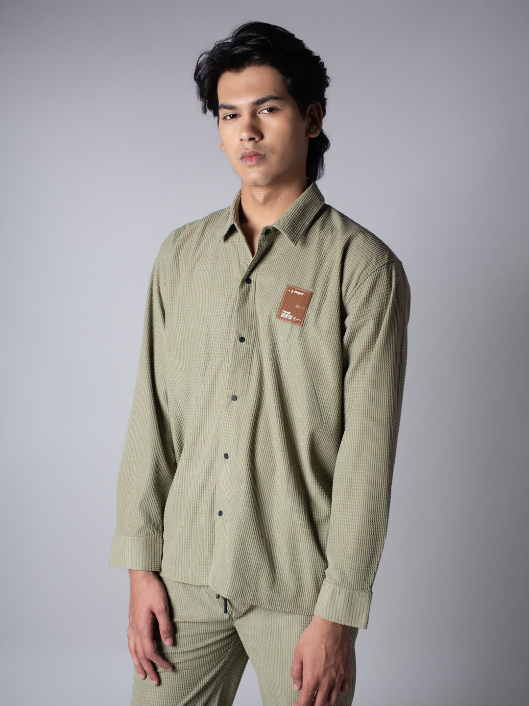 Pista Waffle Button Down Shirt - Hophead