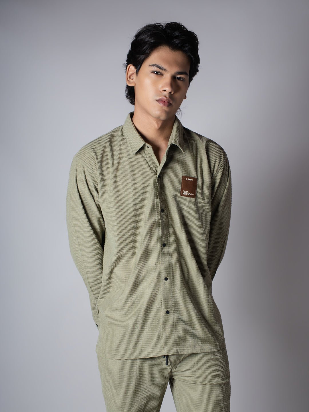 Pista Waffle Button Down Shirt - Hophead