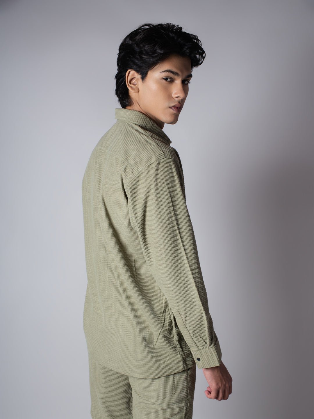 Pista Waffle Button Down Shirt - Hophead