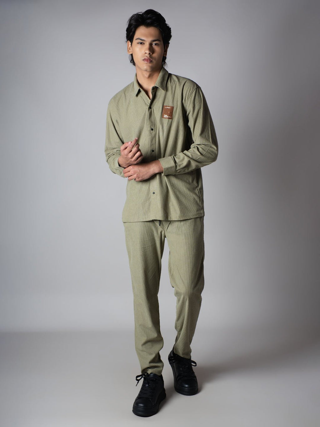 Pista Waffle Button Down Shirt - Hophead