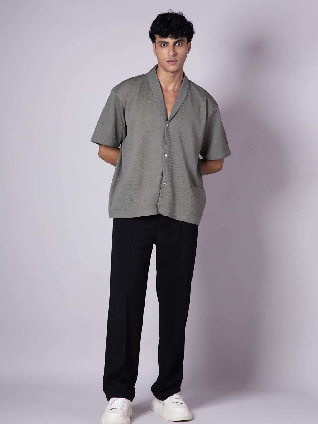 PISTACHIO BLAZER COLLARED SHIRT - Hophead