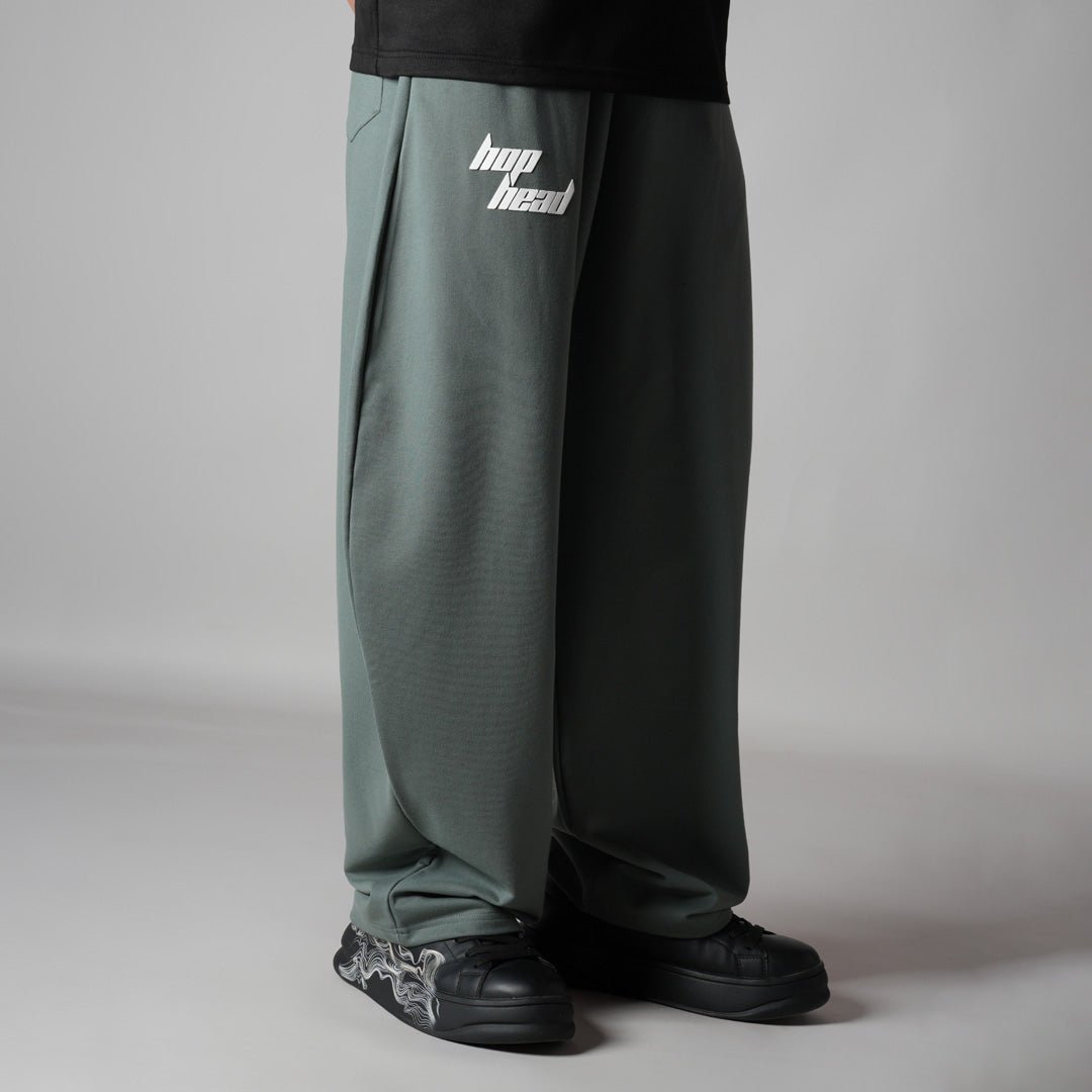 PISTACHIO GREEN EXTREME BAGGY BASIC SWEATPANTS - Hophead