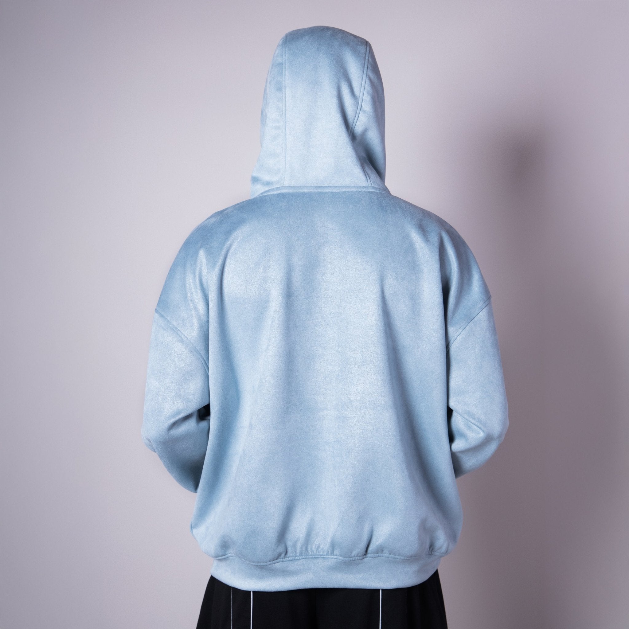 POWDER BLUE SUEDE BLISS HOODIE - Hophead