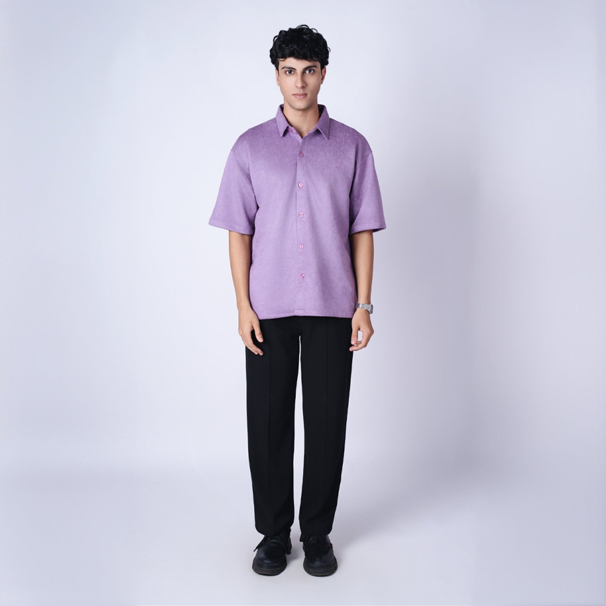 PURPLE CLASSIC SUEDE SHIRT - Hophead