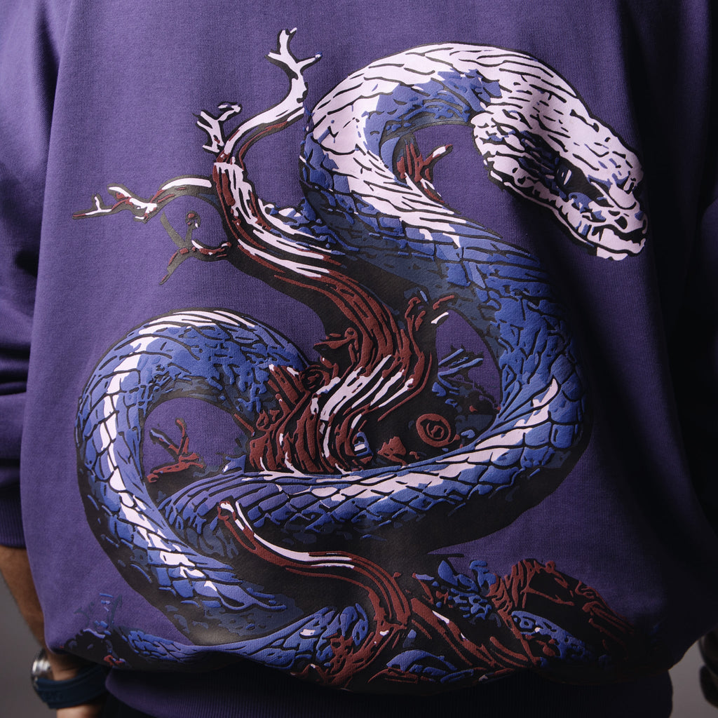 PURPLE VENOM HOODIE - Hophead