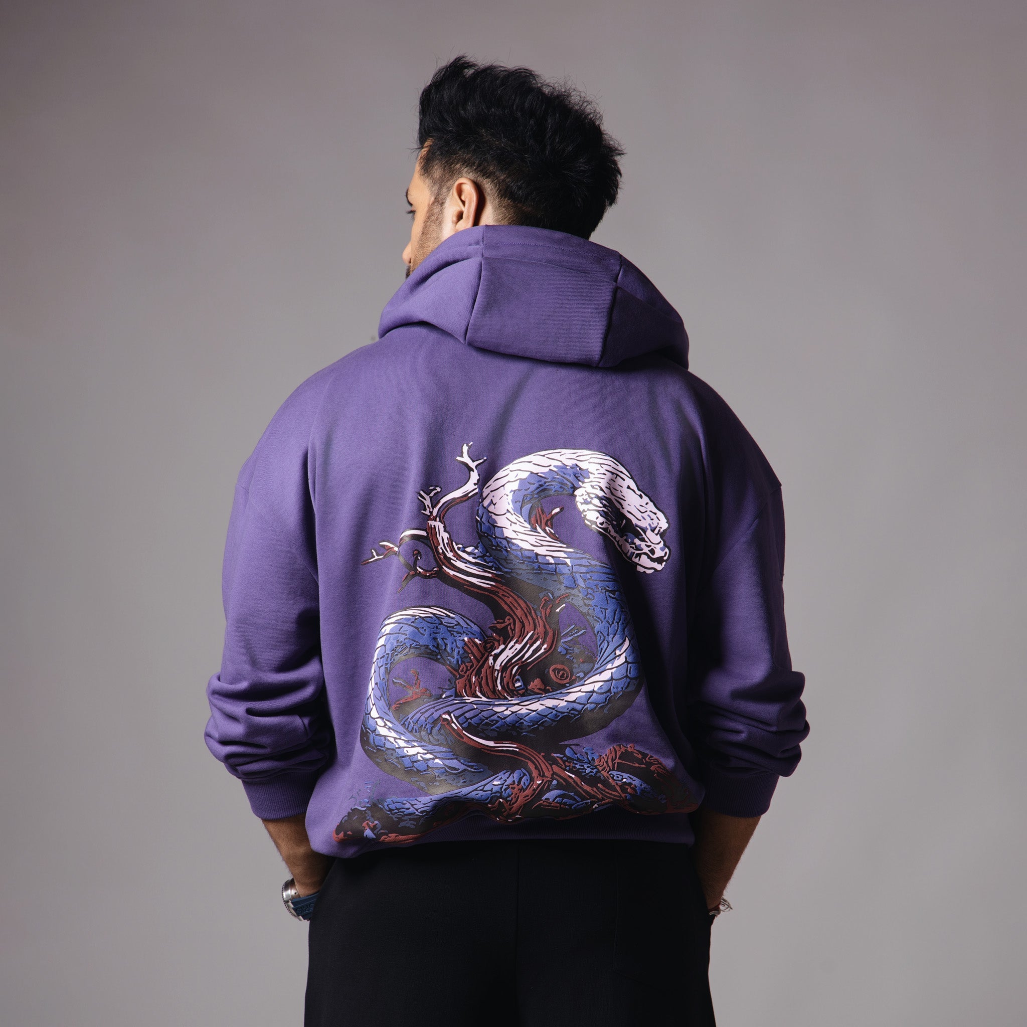 PURPLE VENOM HOODIE - Hophead
