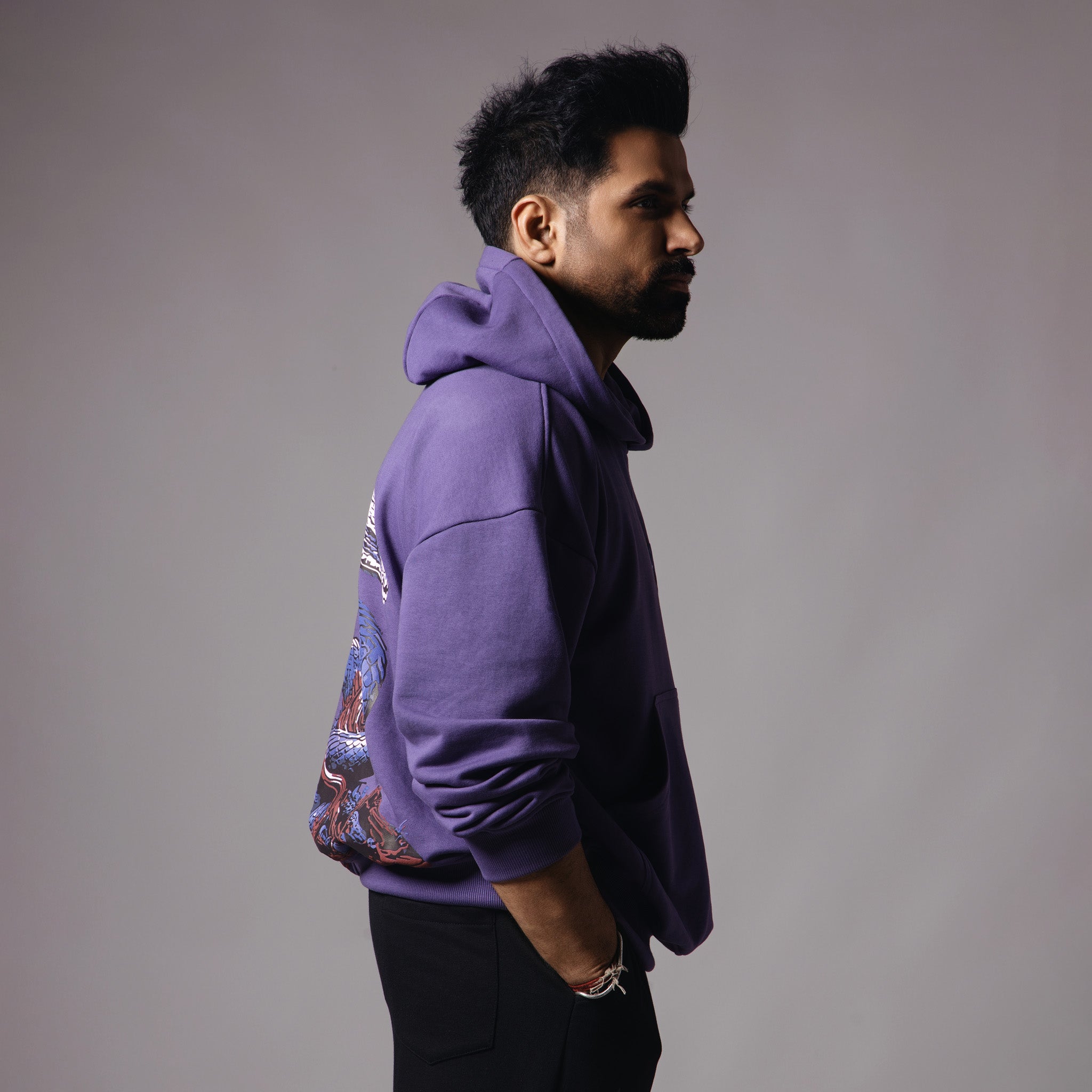 PURPLE VENOM HOODIE - Hophead