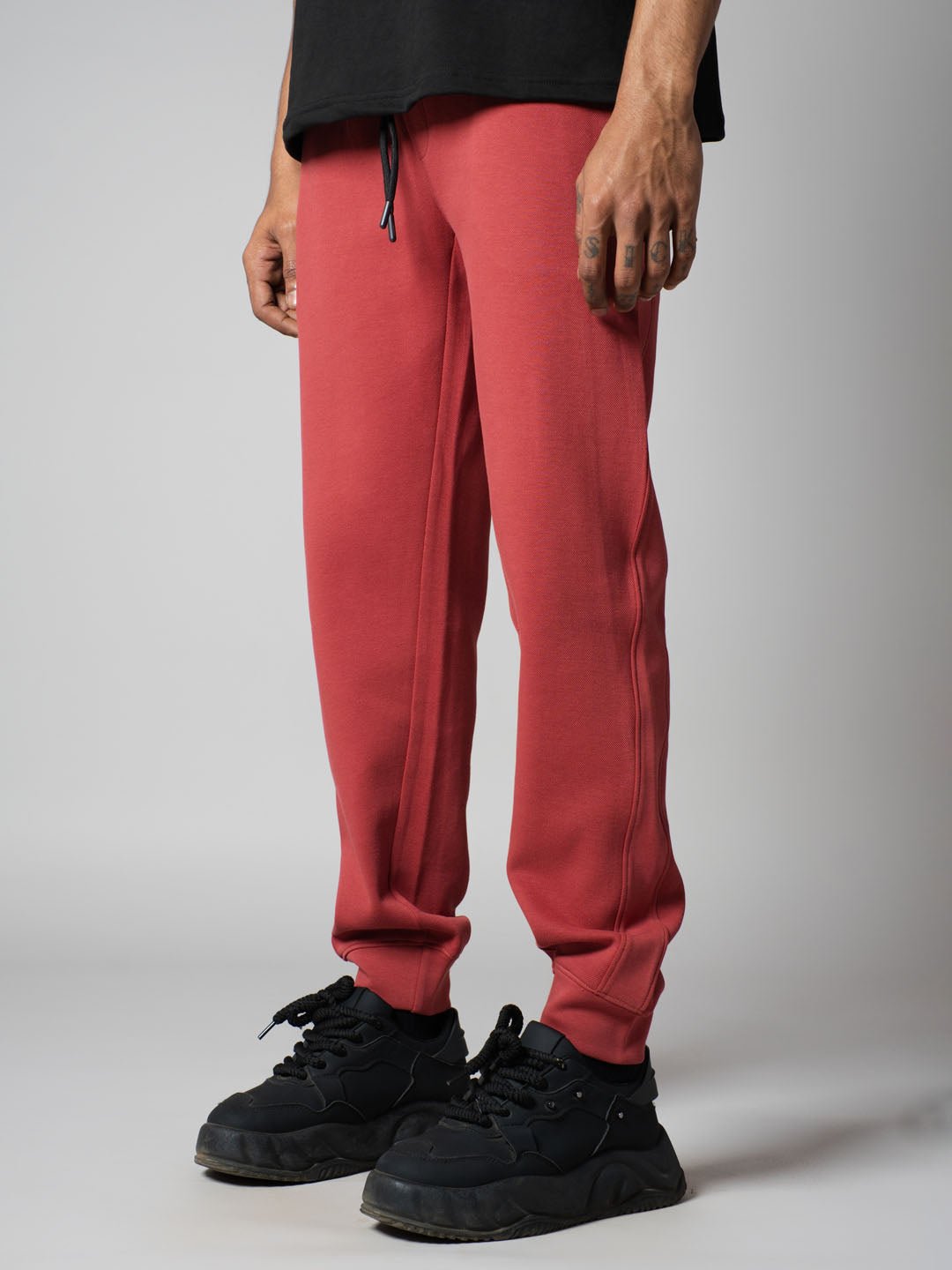 RED PATCH SWEATPANTS - Hophead