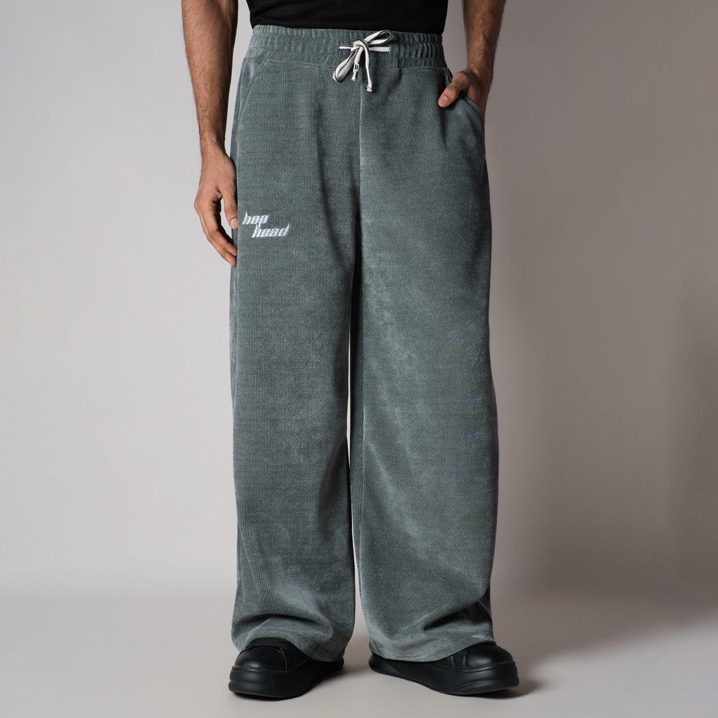 SAGE GREEN STONE KNITDRIP SWEATPANTS - Hophead
