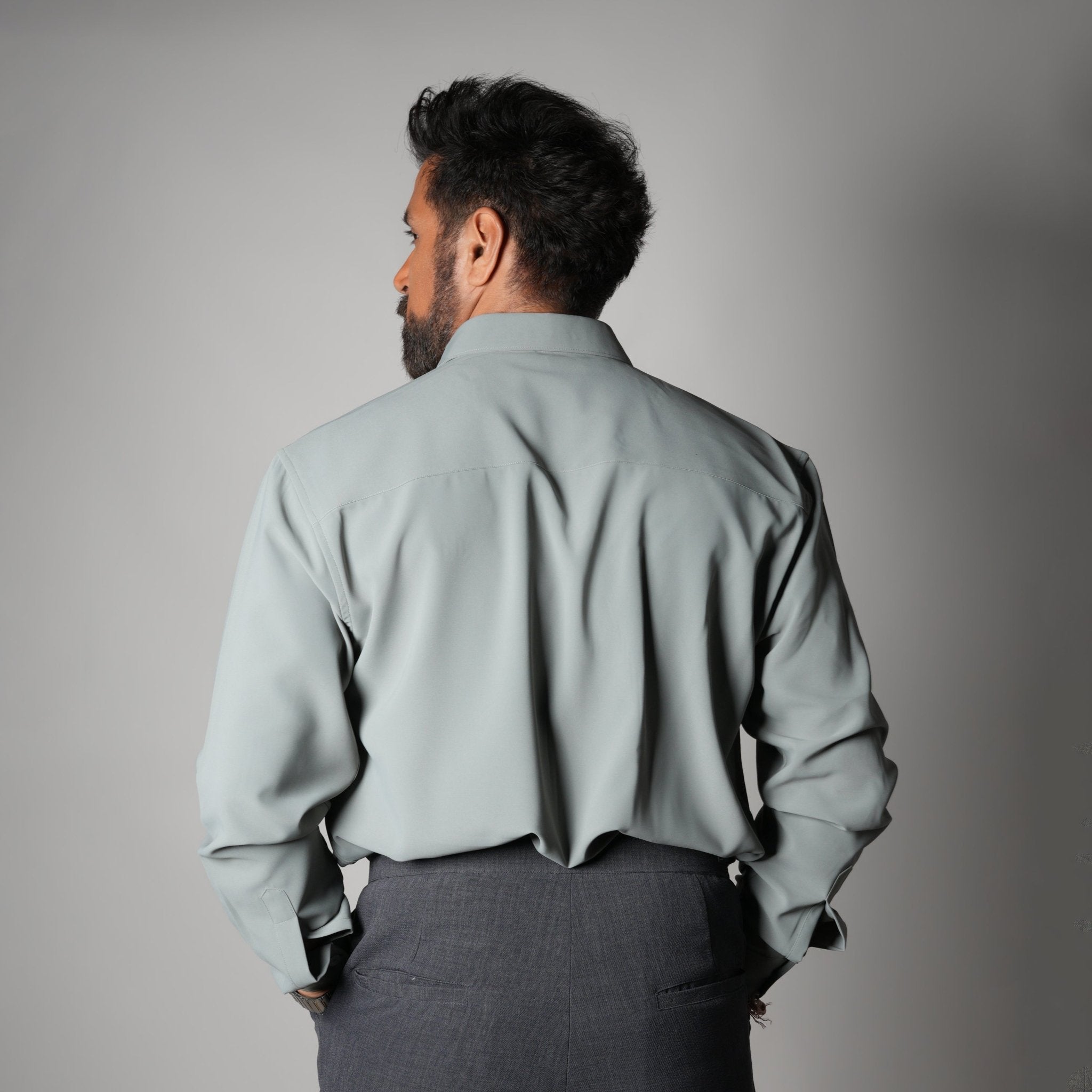 SAGE GREY KOREAN ULTRALITE SHIRT - Hophead
