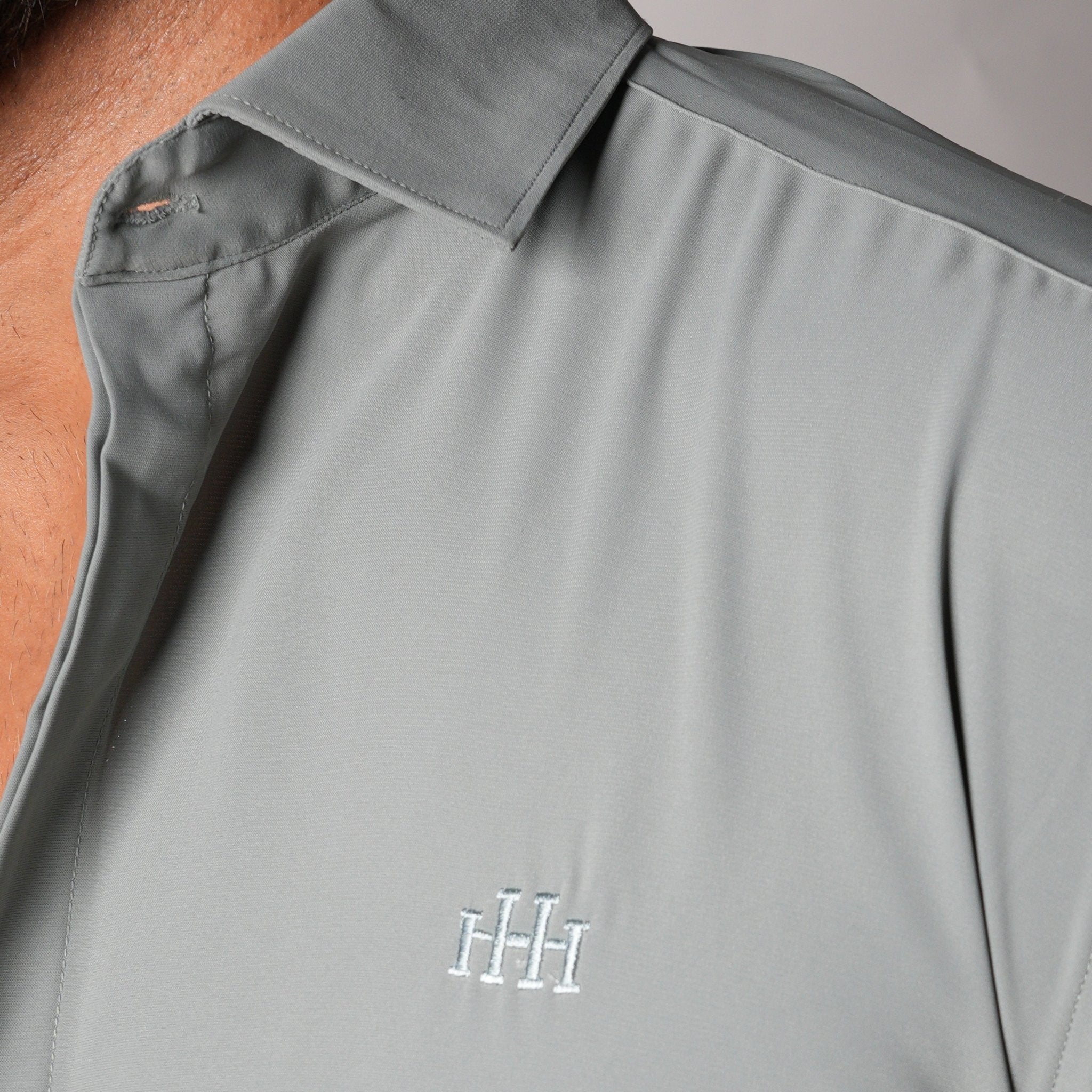 SAGE GREY KOREAN ULTRALITE SHIRT - Hophead