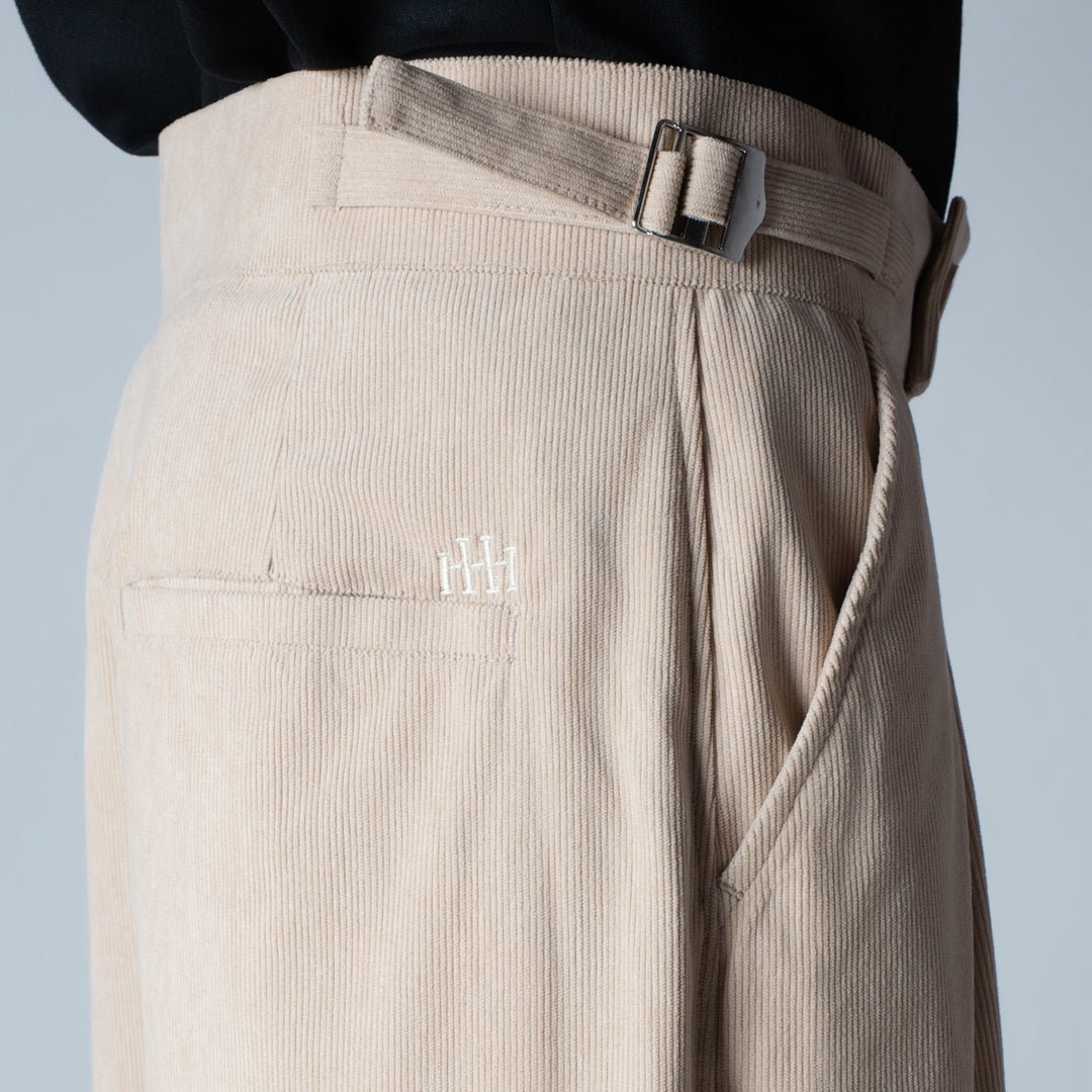 SAND CORDUROY FORMAL TROUSER - Hophead
