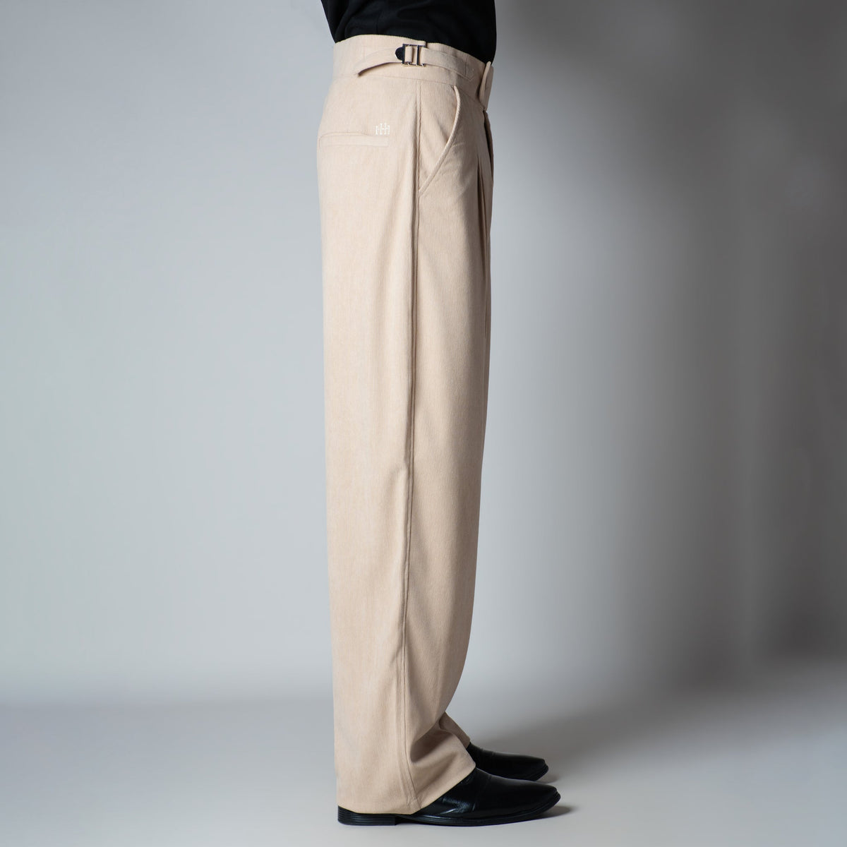 SAND CORDUROY FORMAL TROUSER - Hophead