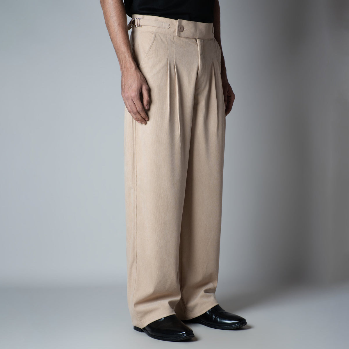 SAND CORDUROY FORMAL TROUSER - Hophead