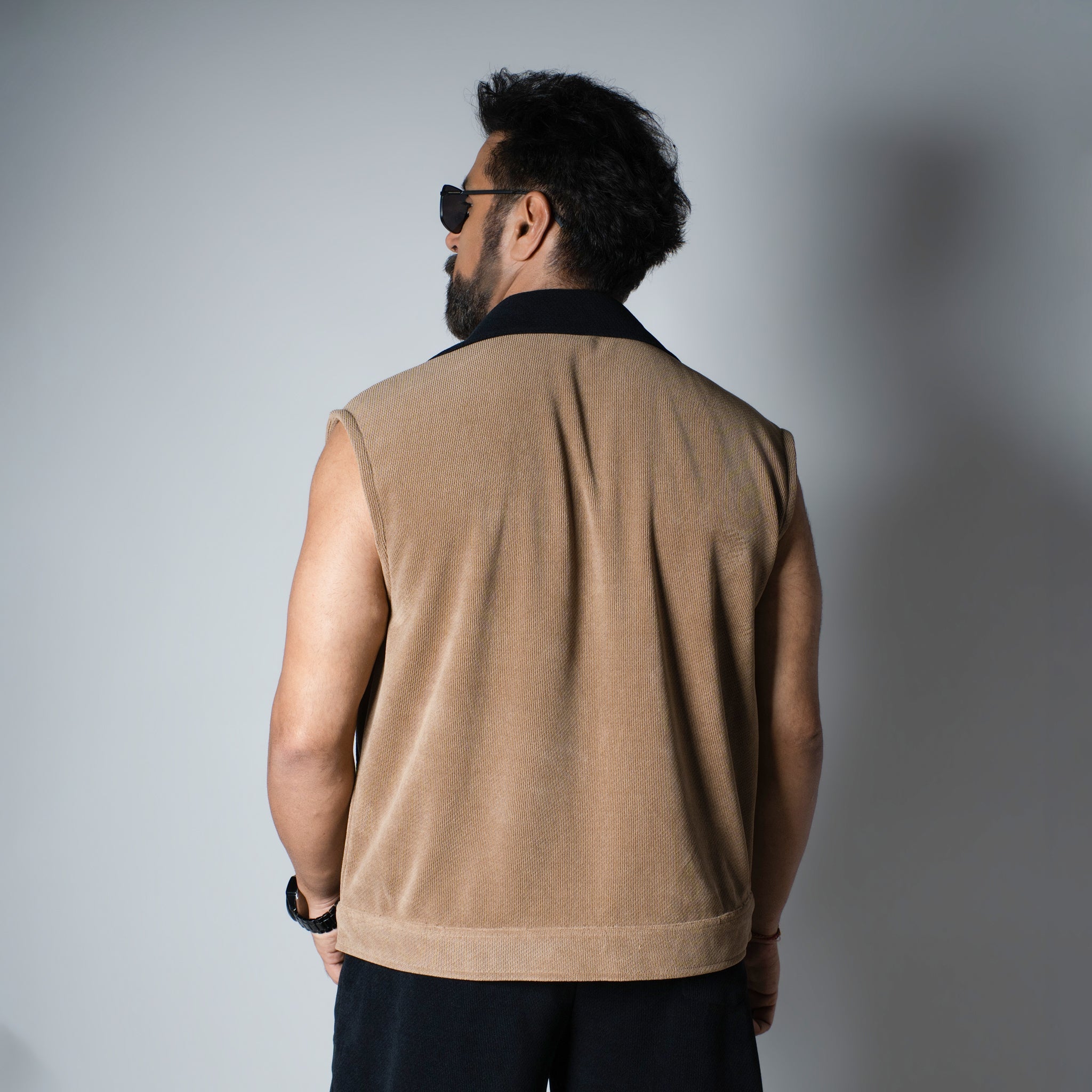 SAND DUAL KNITDRIP UTILITY JACKET - Hophead