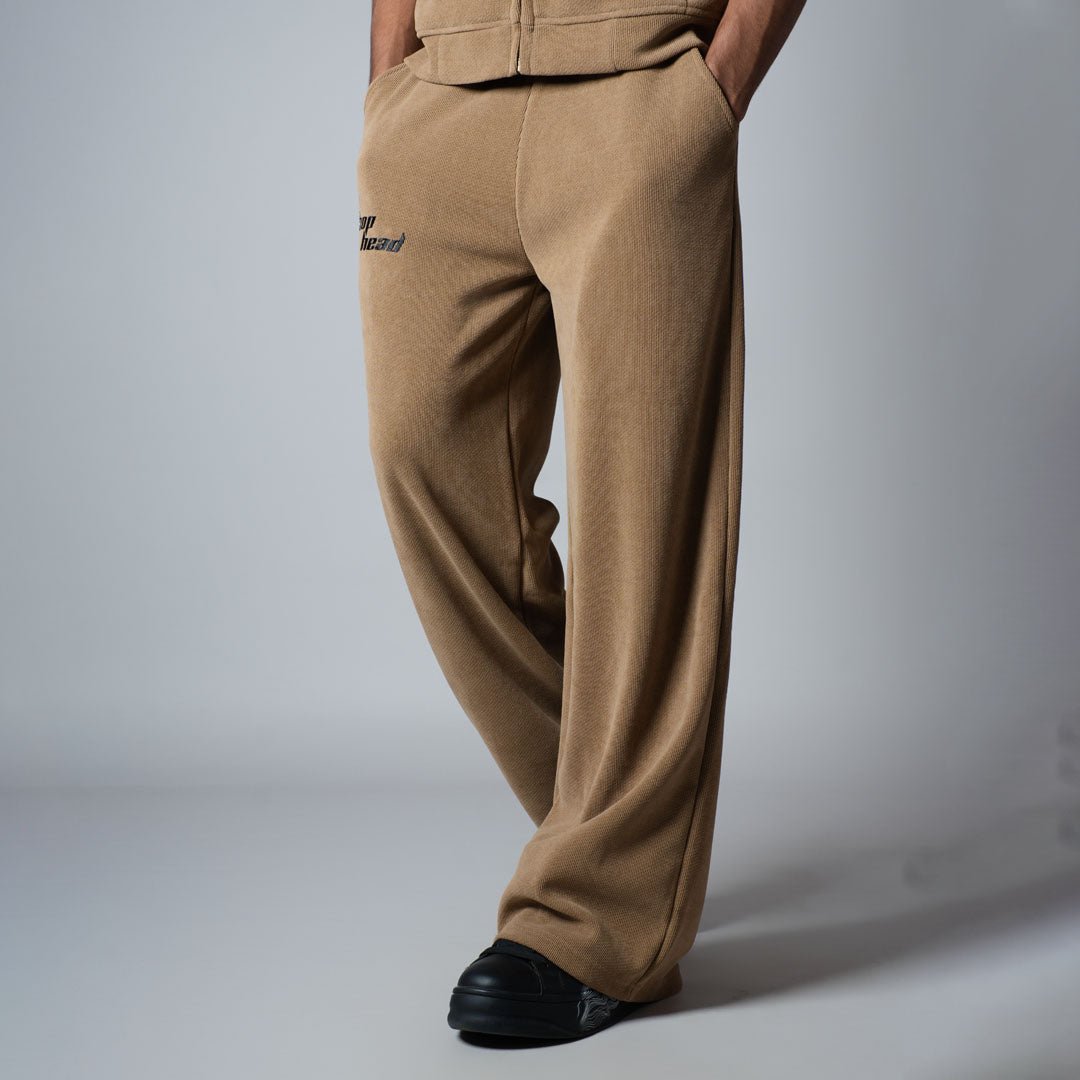 SAND KNITDRIP SWEATPANTS - Hophead