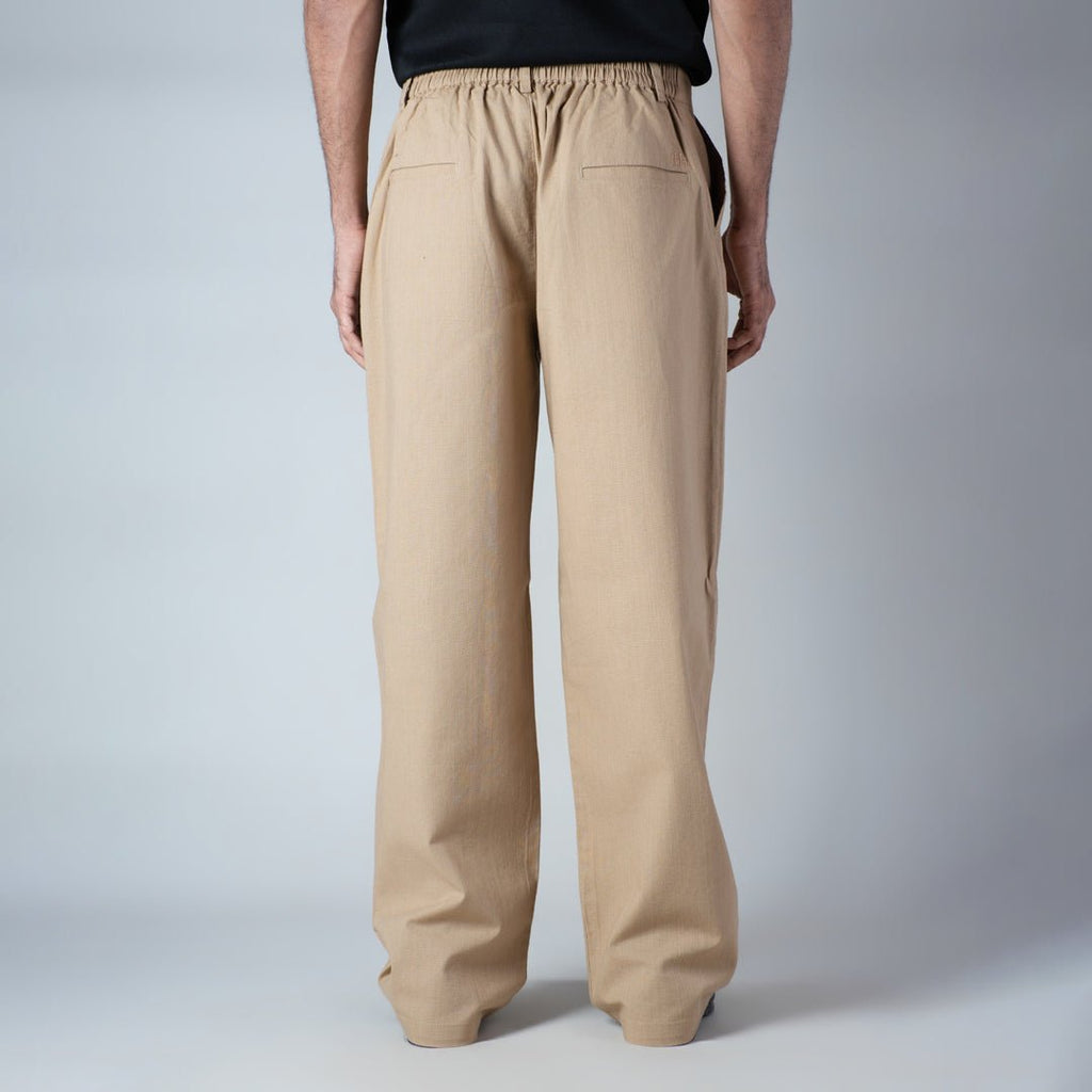 SAND LINEN PANTS - Hophead