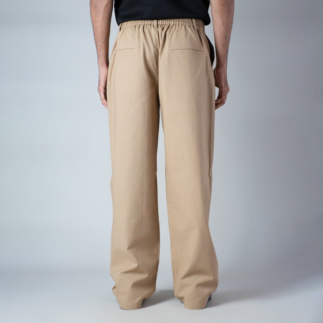SAND LINEN PANTS - Hophead