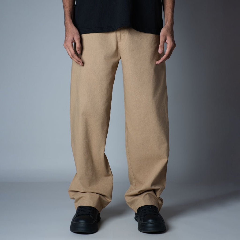 SAND LINEN PANTS - Hophead