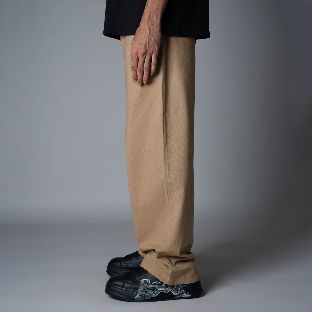 SAND LINEN PANTS - Hophead