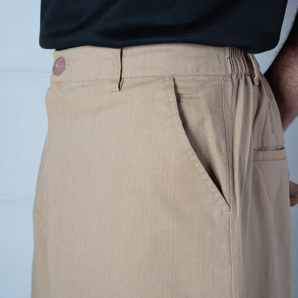 SAND LINEN PANTS - Hophead
