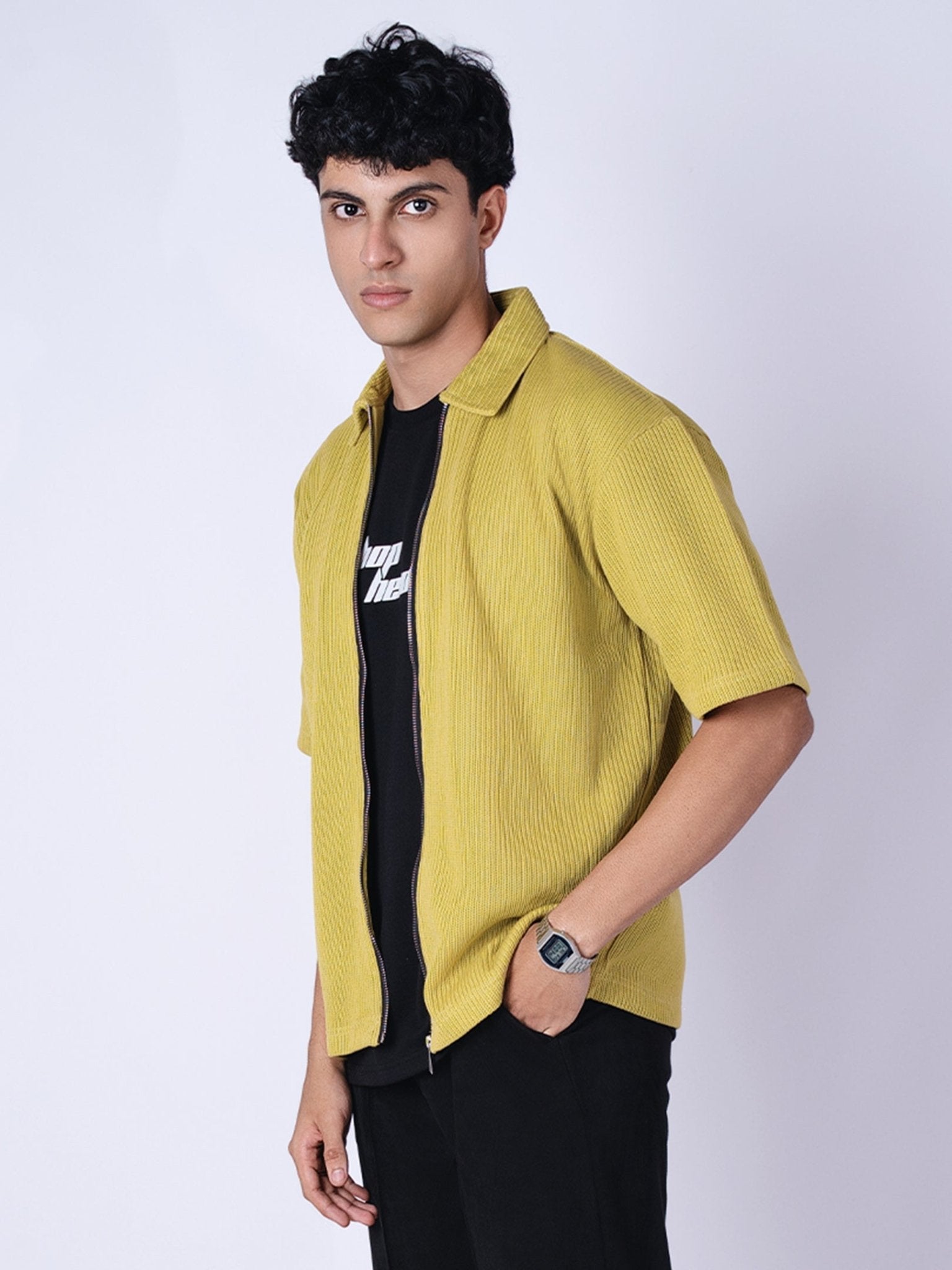 SHEEN GREEN ZIP - UP JACKET - Hophead