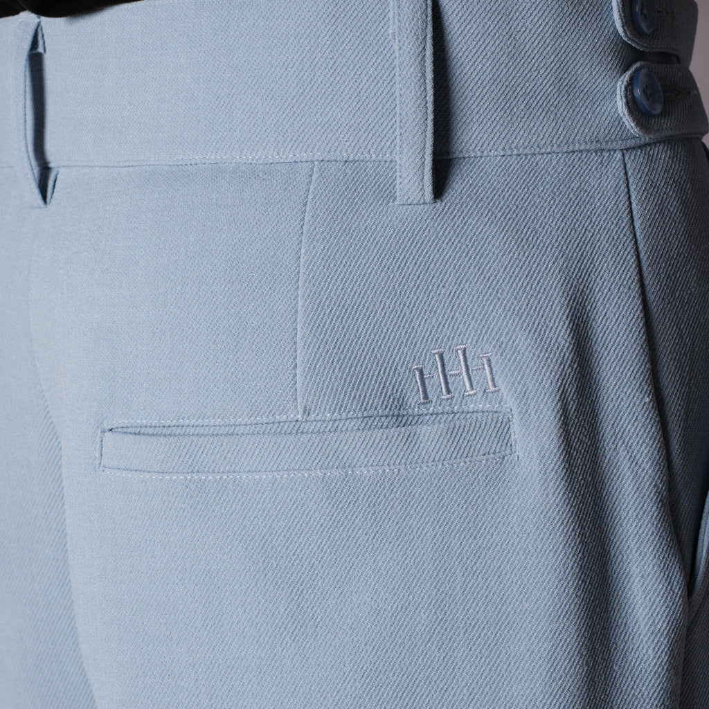 SKY BLUE DOUBLE FLAP TROUSER - Hophead
