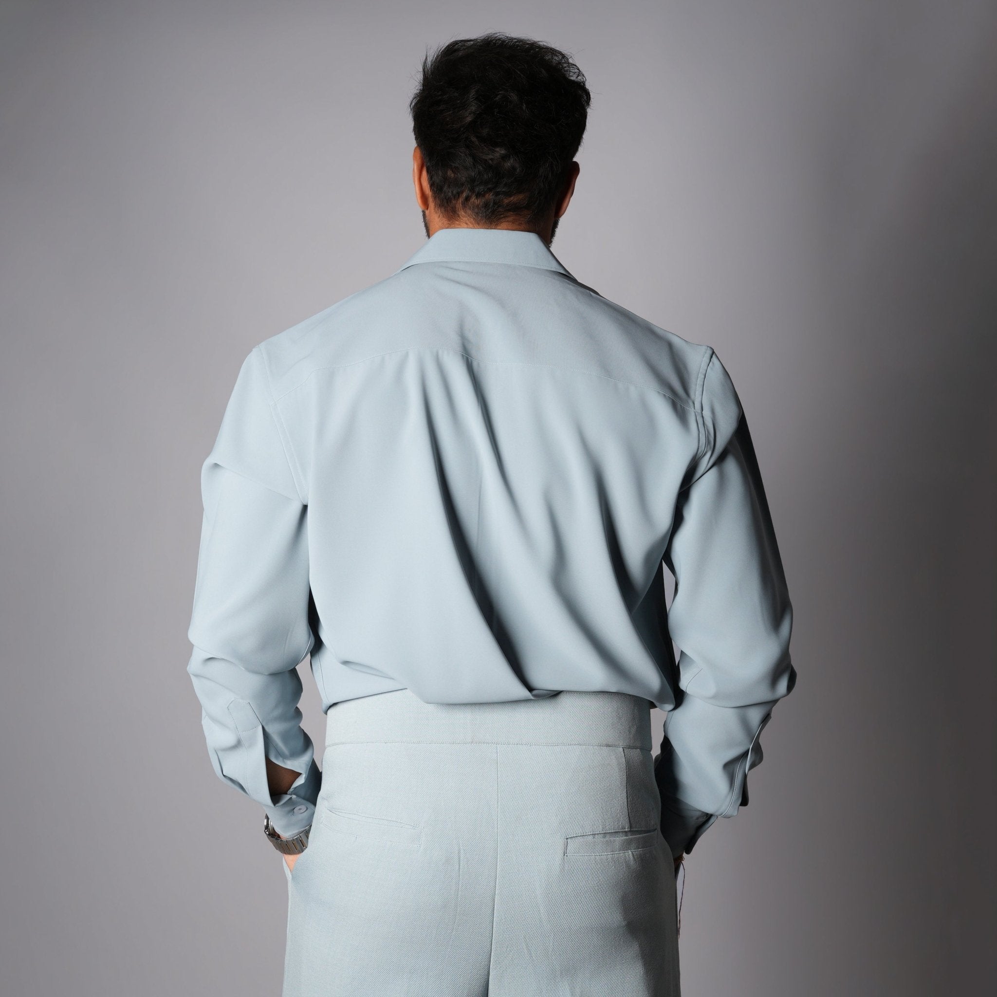 SKY BLUE KOREAN ULTRALITE SHIRT - Hophead