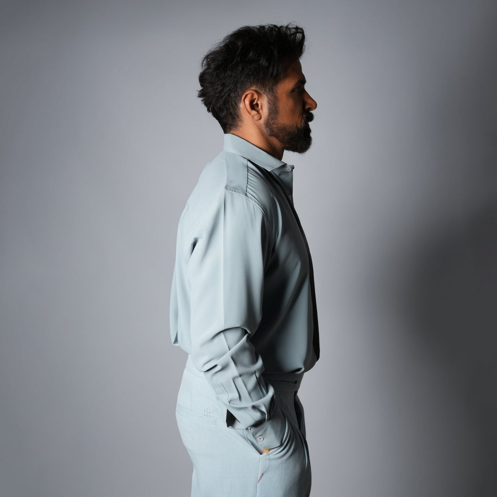SKY BLUE KOREAN ULTRALITE SHIRT - Hophead