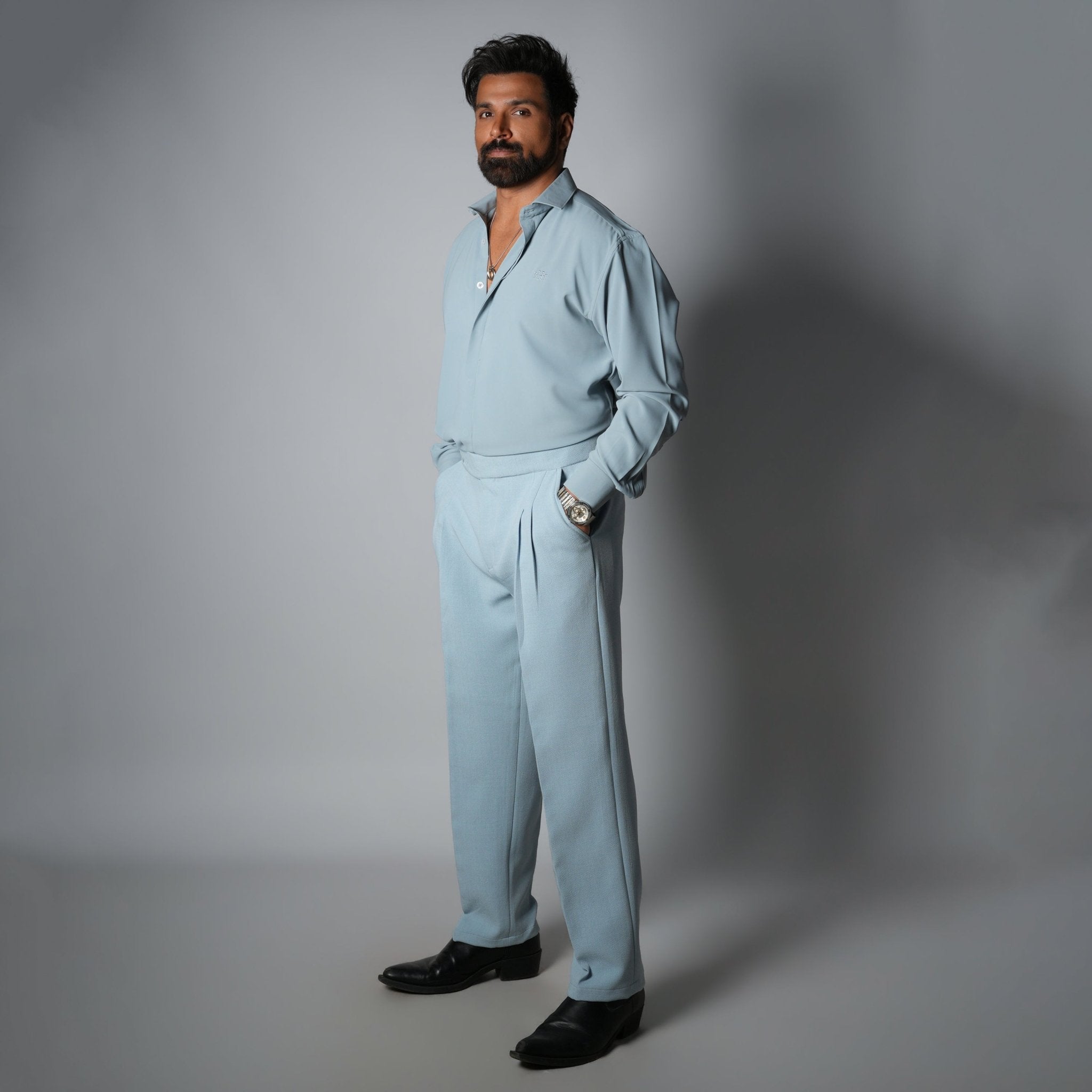 SKY BLUE KOREAN ULTRALITE SHIRT - Hophead