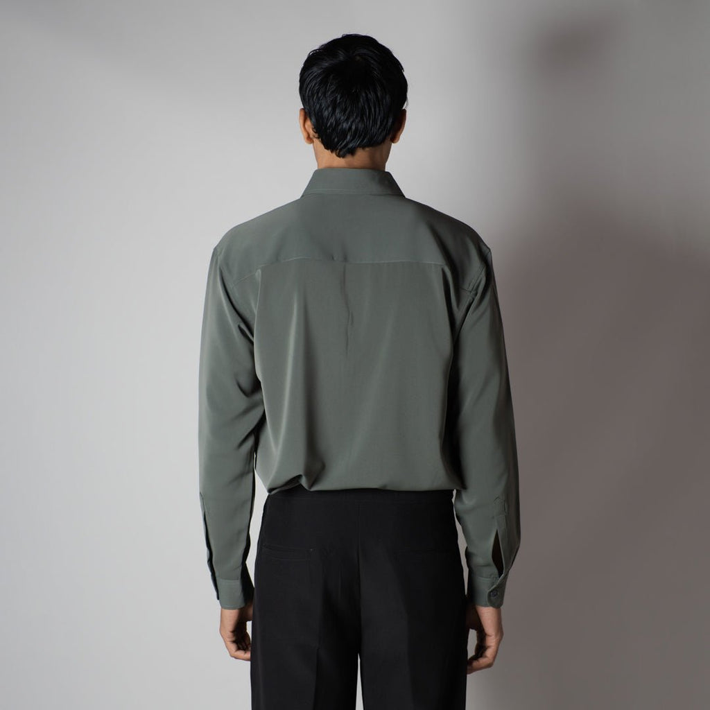 SLATE GREY KOREAN ULTRALITE SHIRT - Hophead
