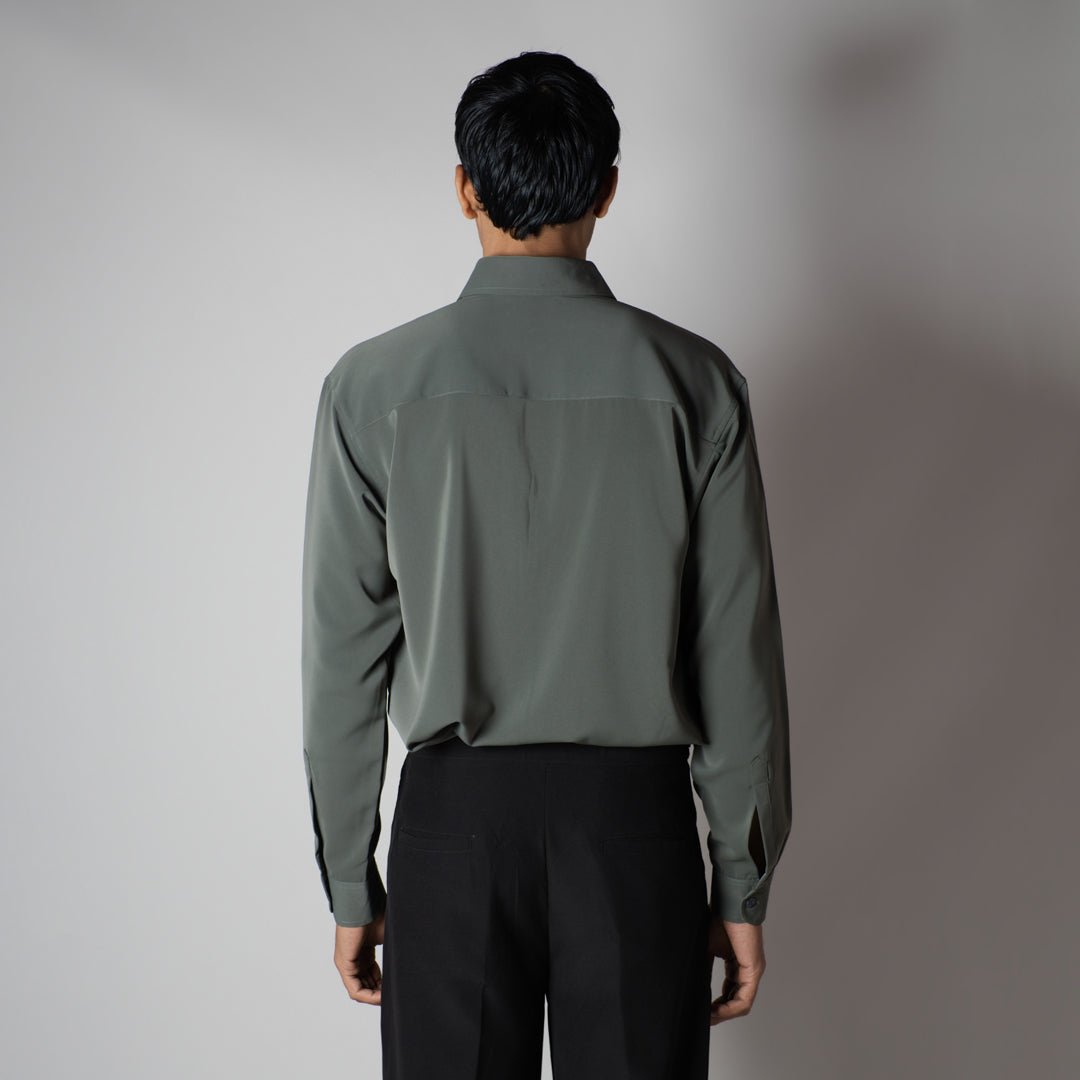 SLATE GREY KOREAN ULTRALITE SHIRT - Hophead