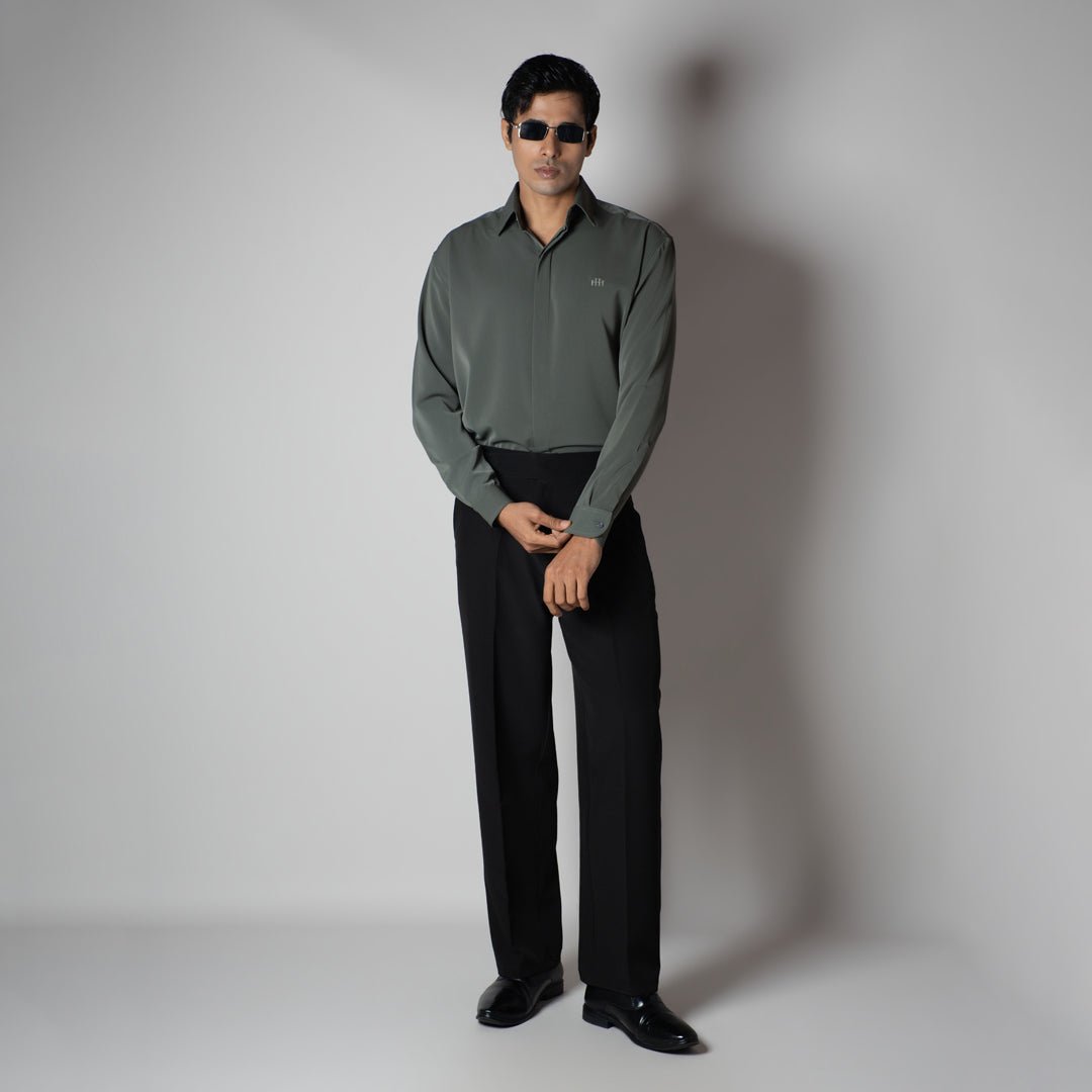 SLATE GREY KOREAN ULTRALITE SHIRT - Hophead