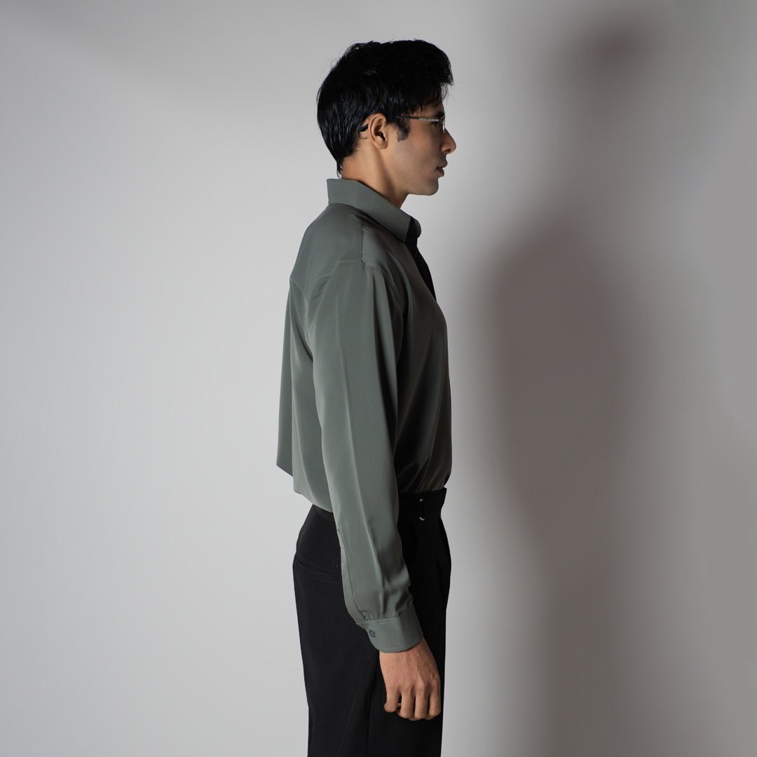 SLATE GREY KOREAN ULTRALITE SHIRT - Hophead