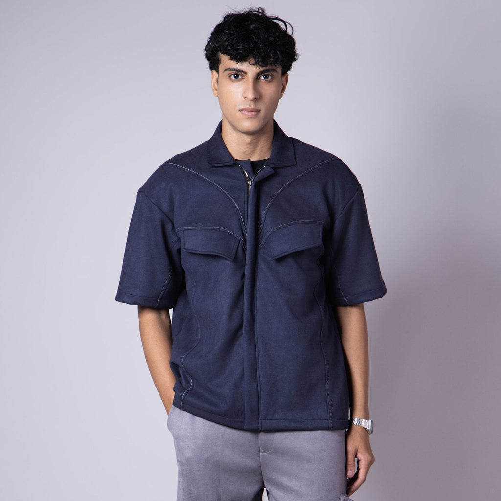 SPACE BLUE POCKET ZIPPER - Hophead