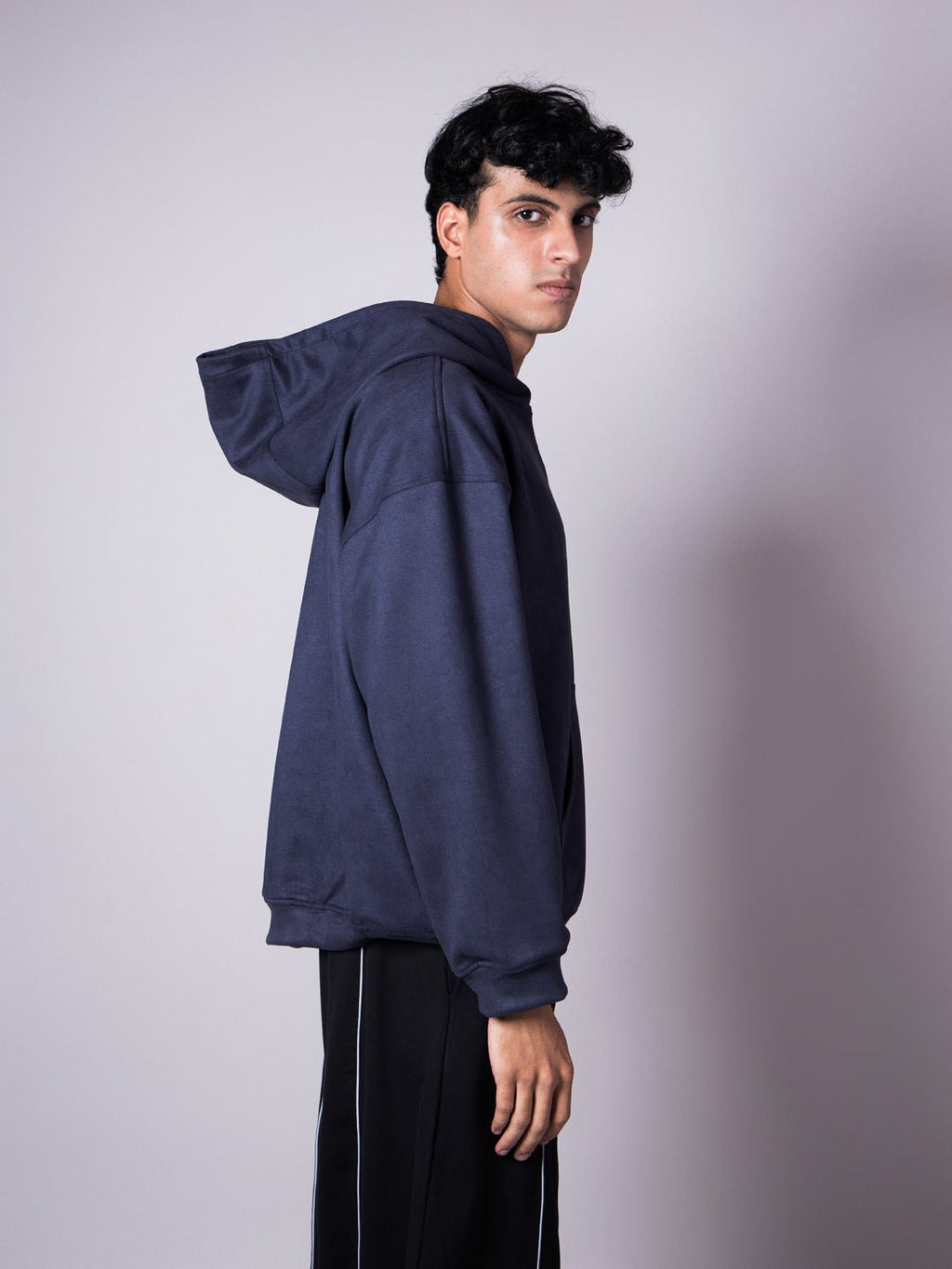 SPACE BLUE SUEDE BLISS HOODIE - Hophead