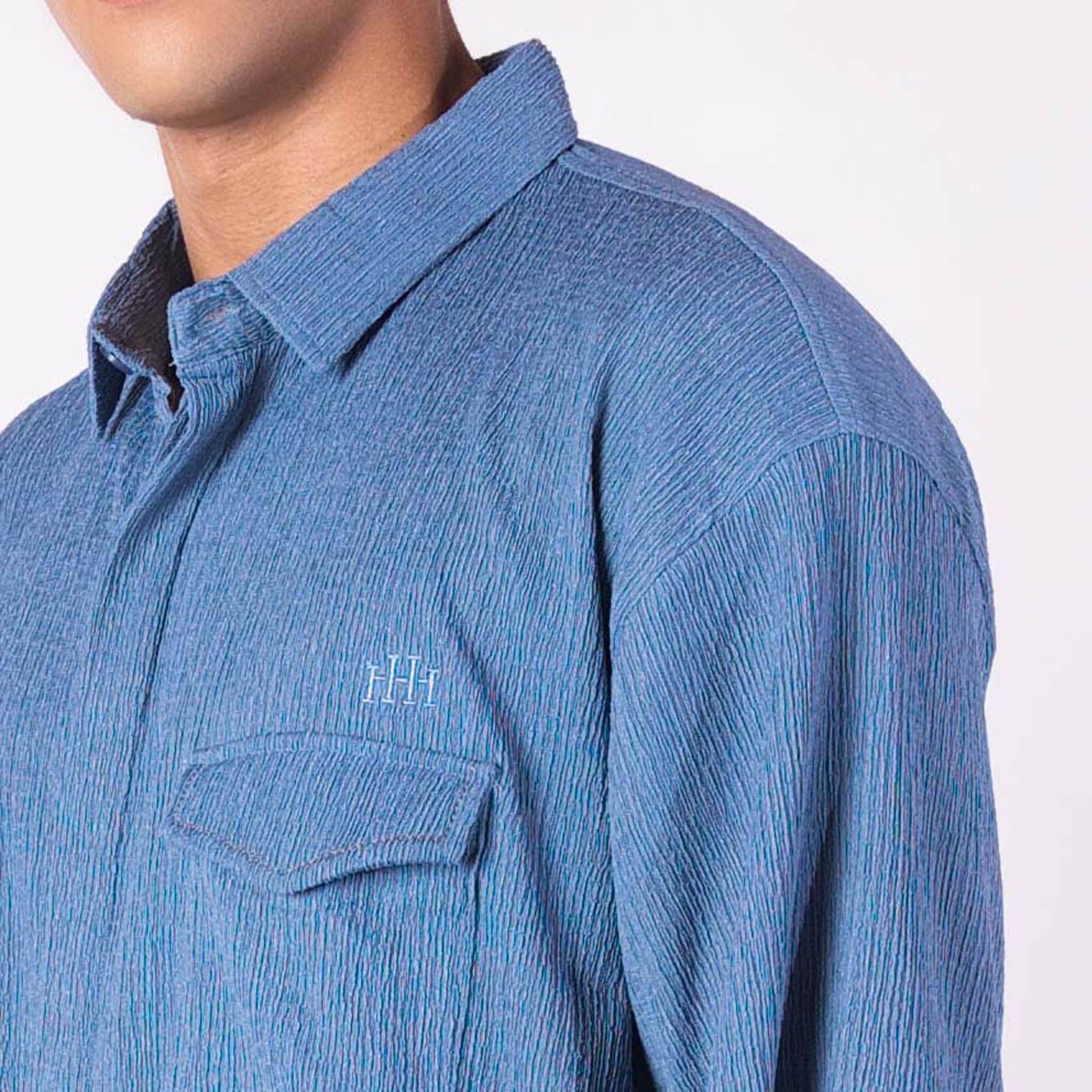 STEEL BLUE CRINKLE CO - ORD SET - Hophead