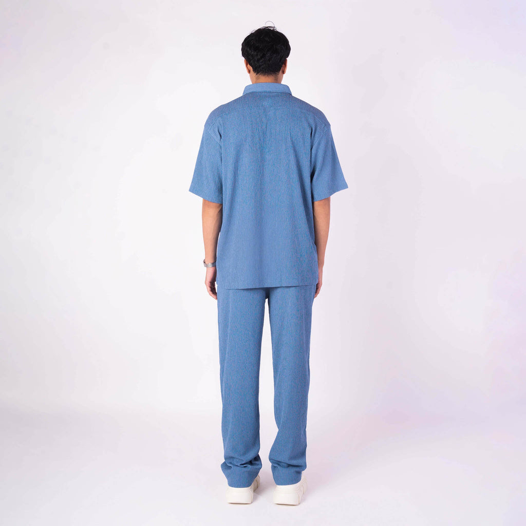 STEEL BLUE CRINKLE CO - ORD SET - Hophead