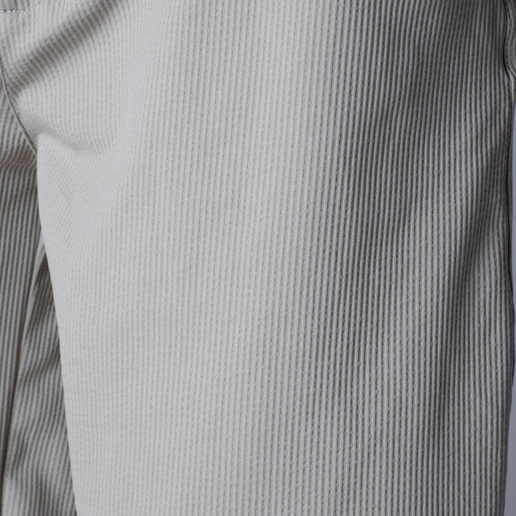 STONE GREY PIN - RIB WIDE PANTS - Hophead
