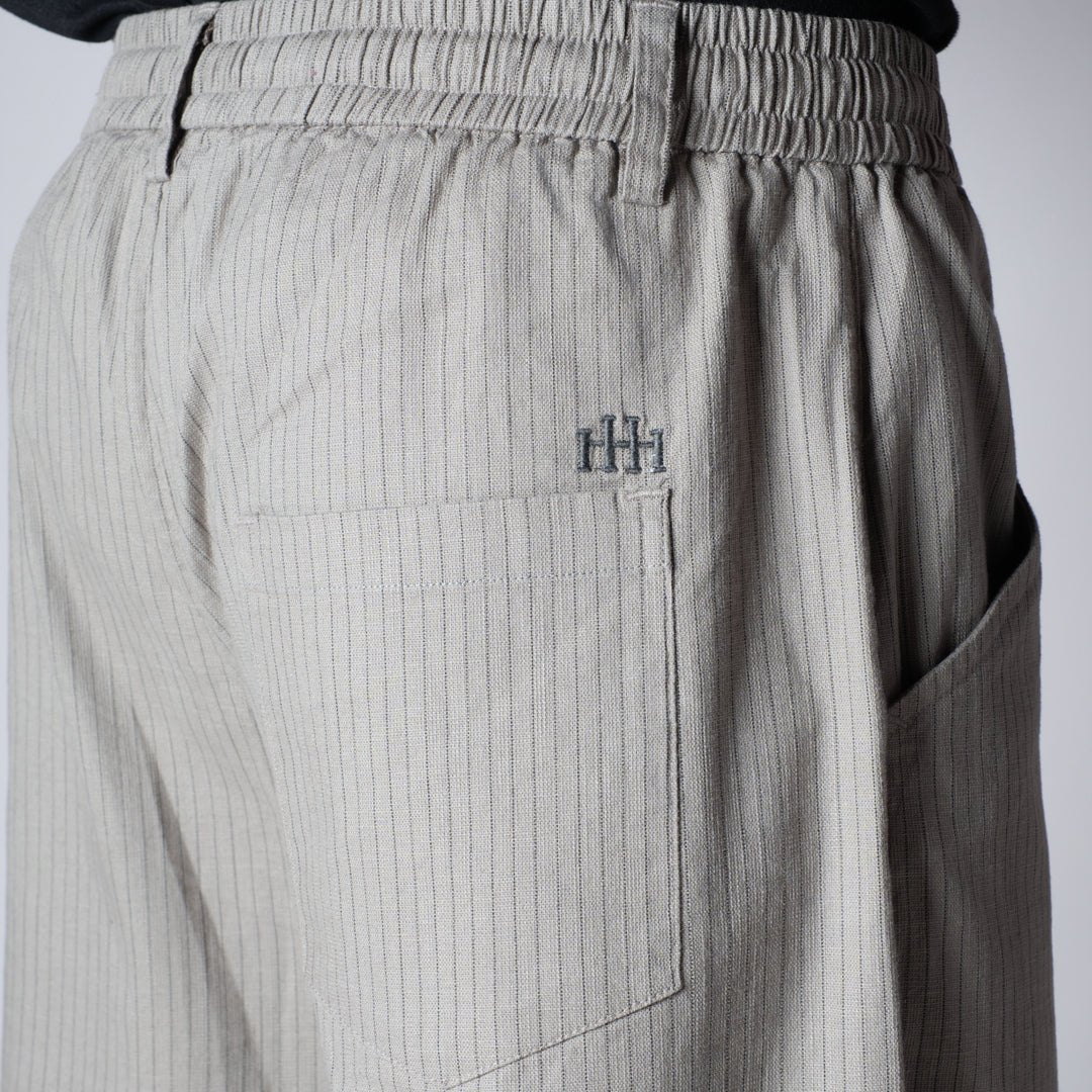 STONE GREY VERTICAL STRIPED PANT - Hophead