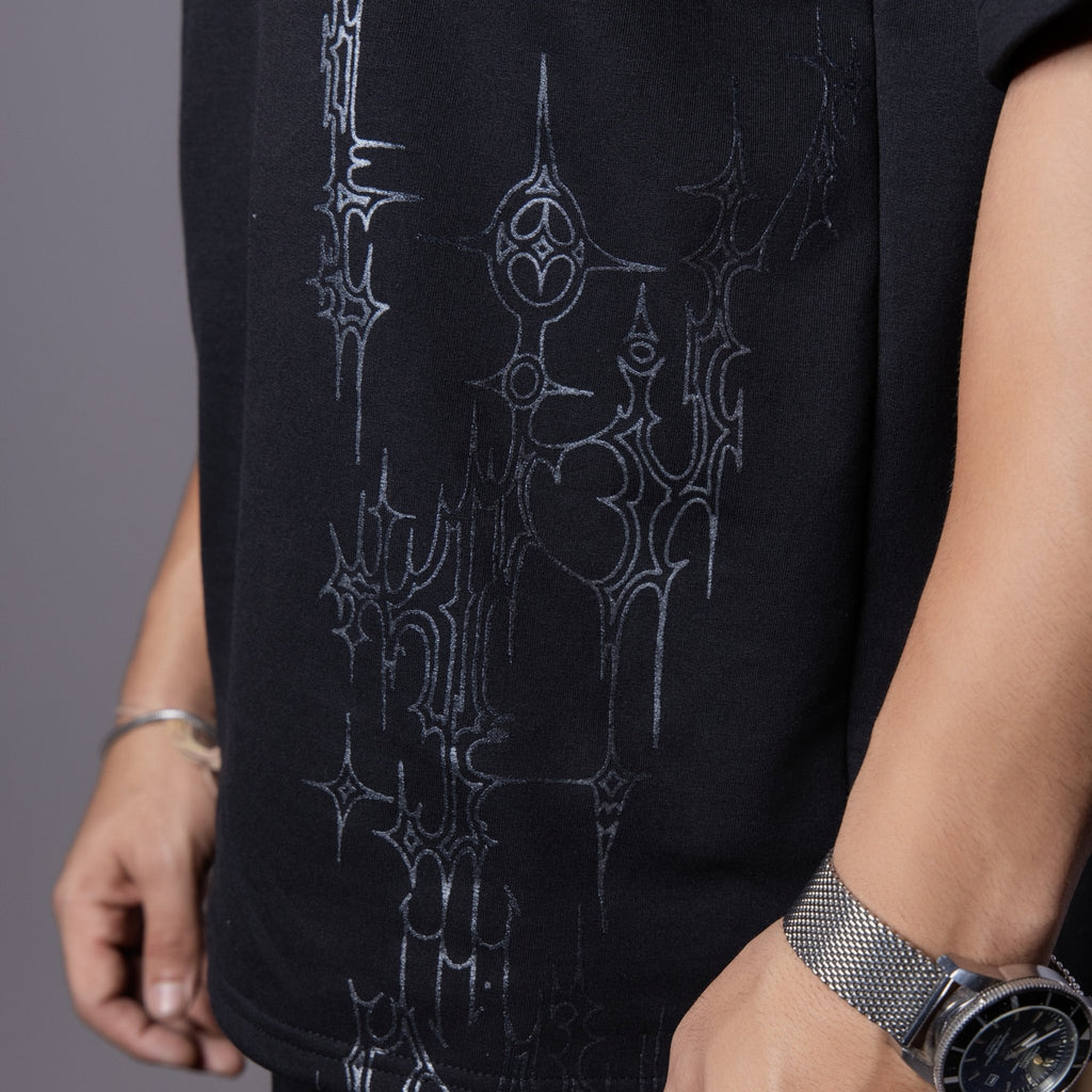 SUN FAIRY BLACK GRAPHIC T - SHIRT - Hophead