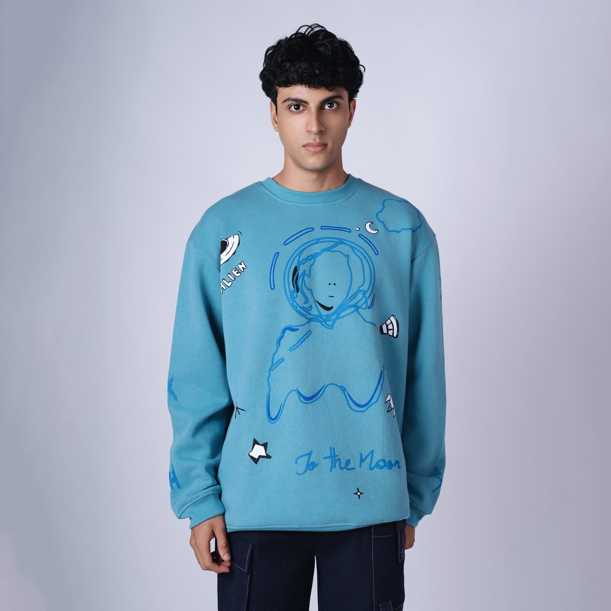 TO THE MOON SWEATSHIRT - Hophead