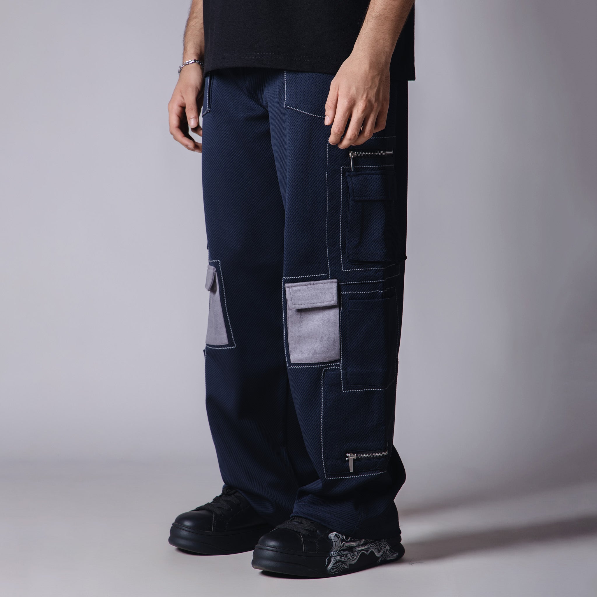 TWILL & SUEDE POCKET CARGO - Hophead